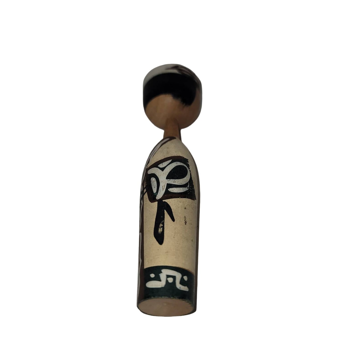 Vintage kokeshi doll wood Japan slender Kimono Male Formal Yakuta bobbleHead toy