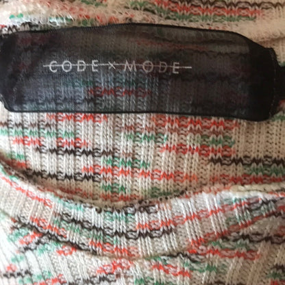 Code X Mode Green Multi Space Dye Sweater Size Large