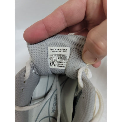 Reebok Womens Athletic Sneakers FLU 510 8.5 White Gray Off White Pre-Owned