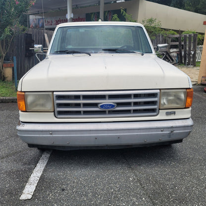 Work truck 1991 Ford F150 ONE OWNER manual transmission White truck Pickup