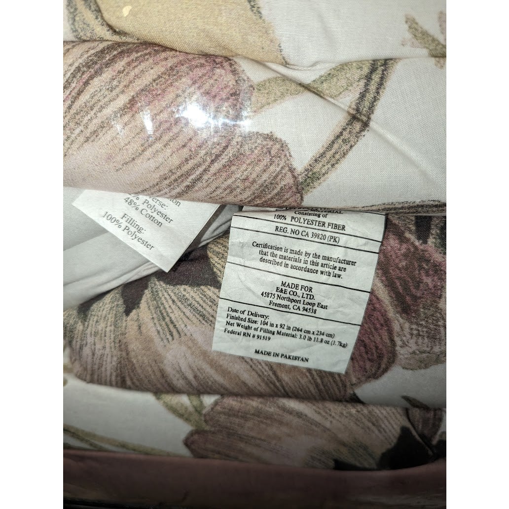 Madison Park Cassandra California King 8 Pieces Pink Blush Comforter Set NEW