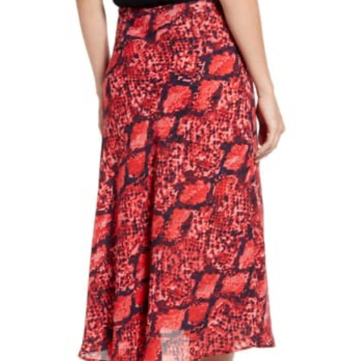 Gibsonlook NEW Roselyn Red Maxi Skirt Size Medium