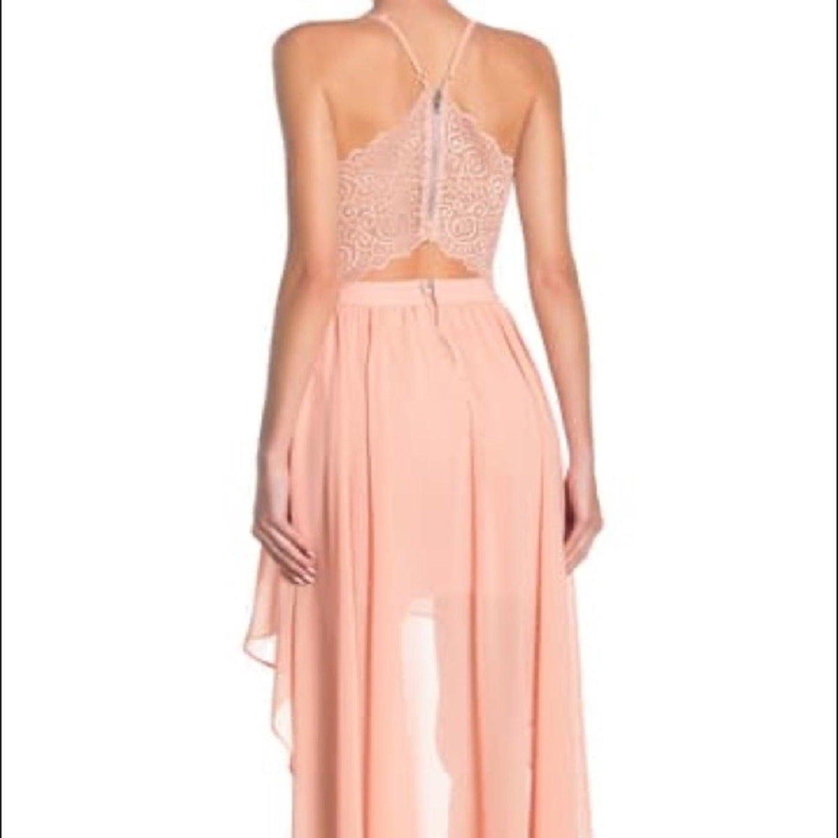 Love, Nickie Lew Lace Racerback High/Low Dress Medium