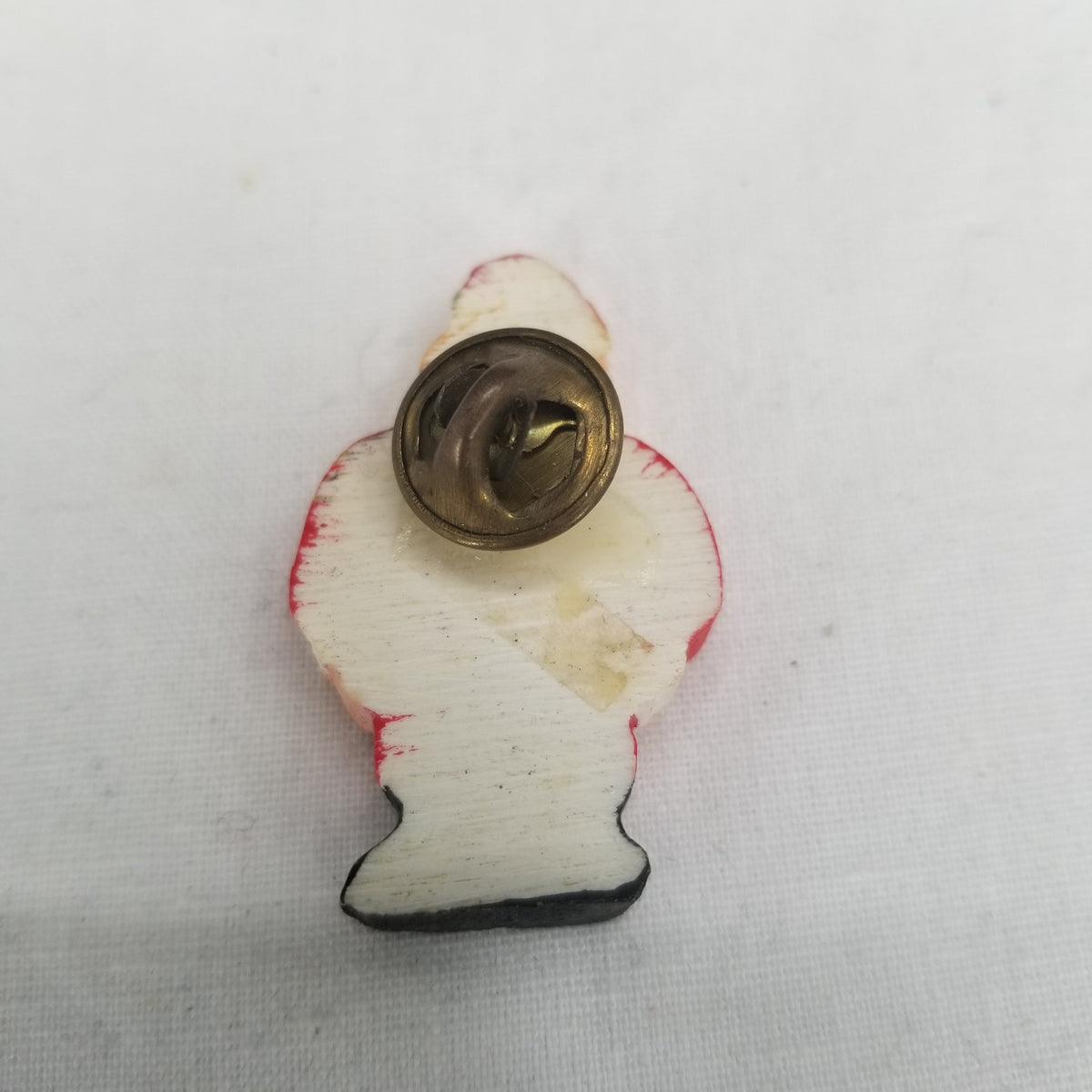 Vintage Santa Claus Pin Plastic Brooch Christmas Tree Costume Jewelry