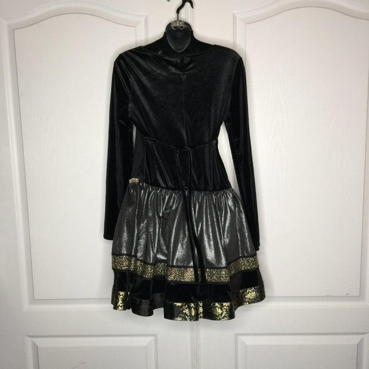 Bloome Velvet Fit Flare Flounce Dress Up formal Size 18.5