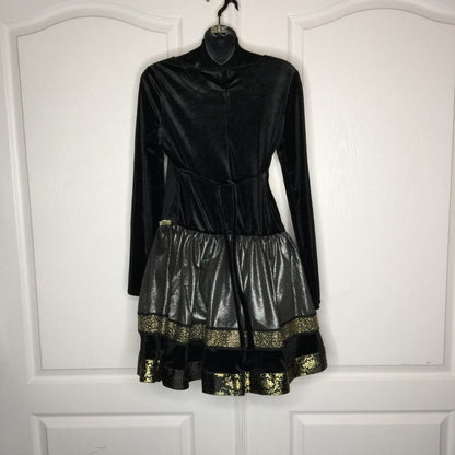 Bloome Velvet Fit Flare Flounce Dress Up formal Size 18.5