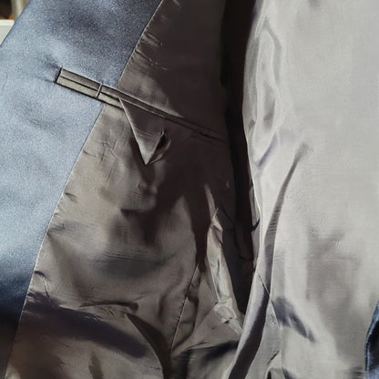 14th Union Blazer One  Button Shiny Lapel Tuxedo Jacket Coat Blazer Size 40L NEW