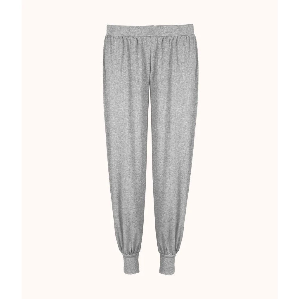 Lively NWT Heather Grey Rib Joggers Pants Size X-Small sweatpants casual lazy xs