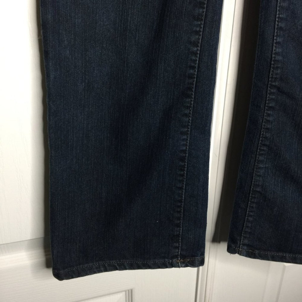 Jeanstar Premium Denim Stretch Boot Cut Jeans Mid Rise Dark Wash Blue Size 8