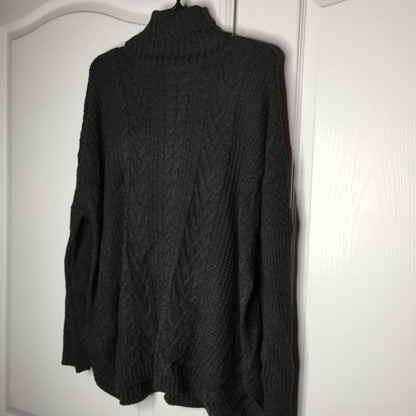 Perch by Blu Pepper Open Front Cardigan Sweater Long Sleeve Black Size 2XL
