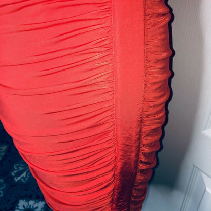 Vintage 80's GUESS by Marciano Janerra Dress Ruched  BODYCON Medium Party