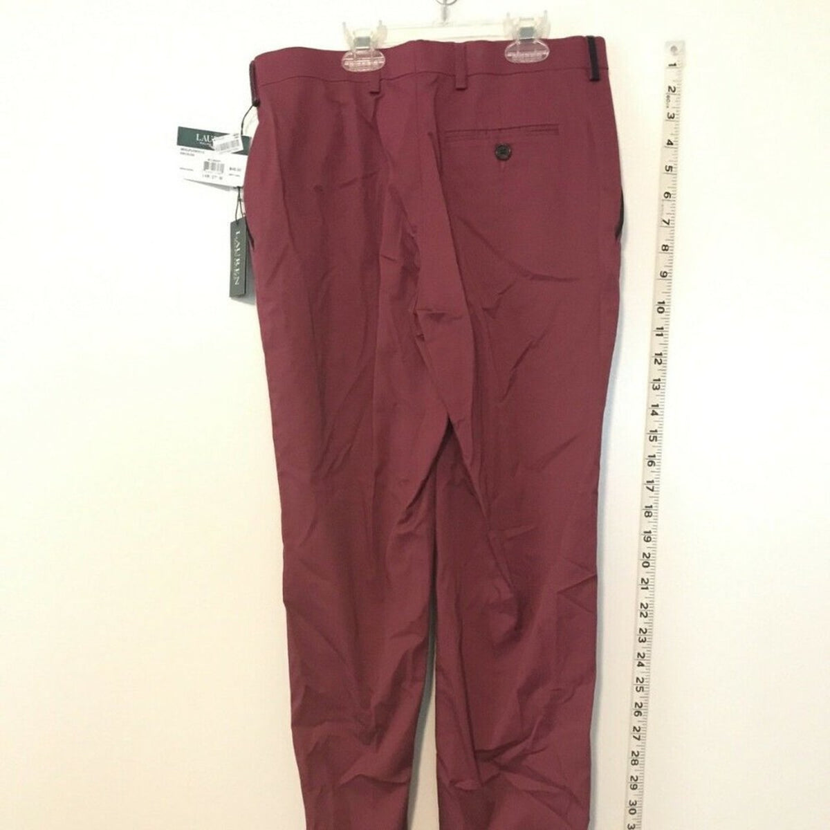 NWT Ralph Lauren Classic Fit Stretch Mulberry Pant 14R/27 waist