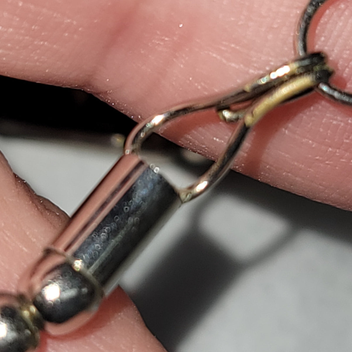 MultiTier silvertone beaded Necklace Vintage Costume Jewelry Fashion Icon COOL