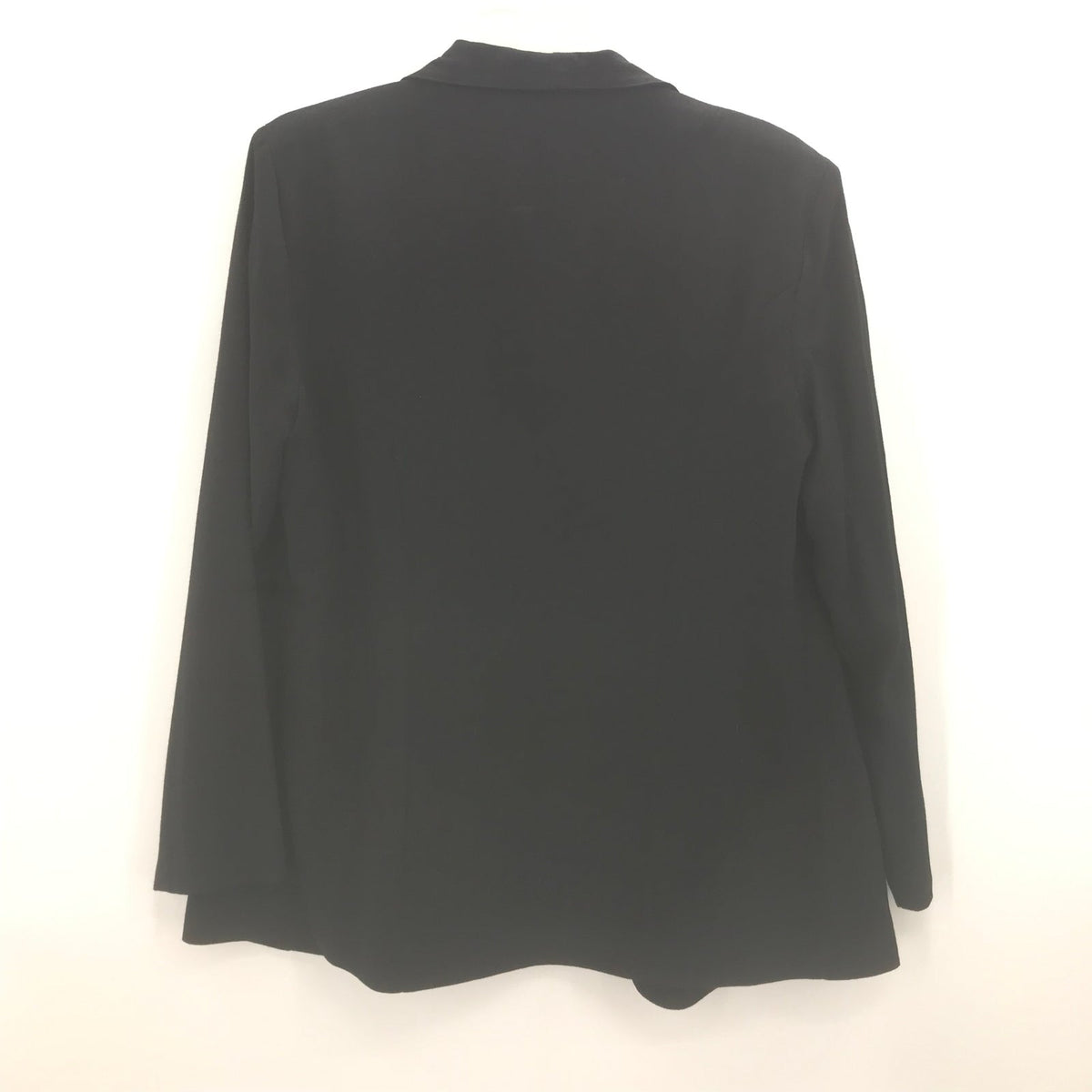 Lindsey Scott Front Button Blazer Jacket Long Sleeves Zipper Pockets Large