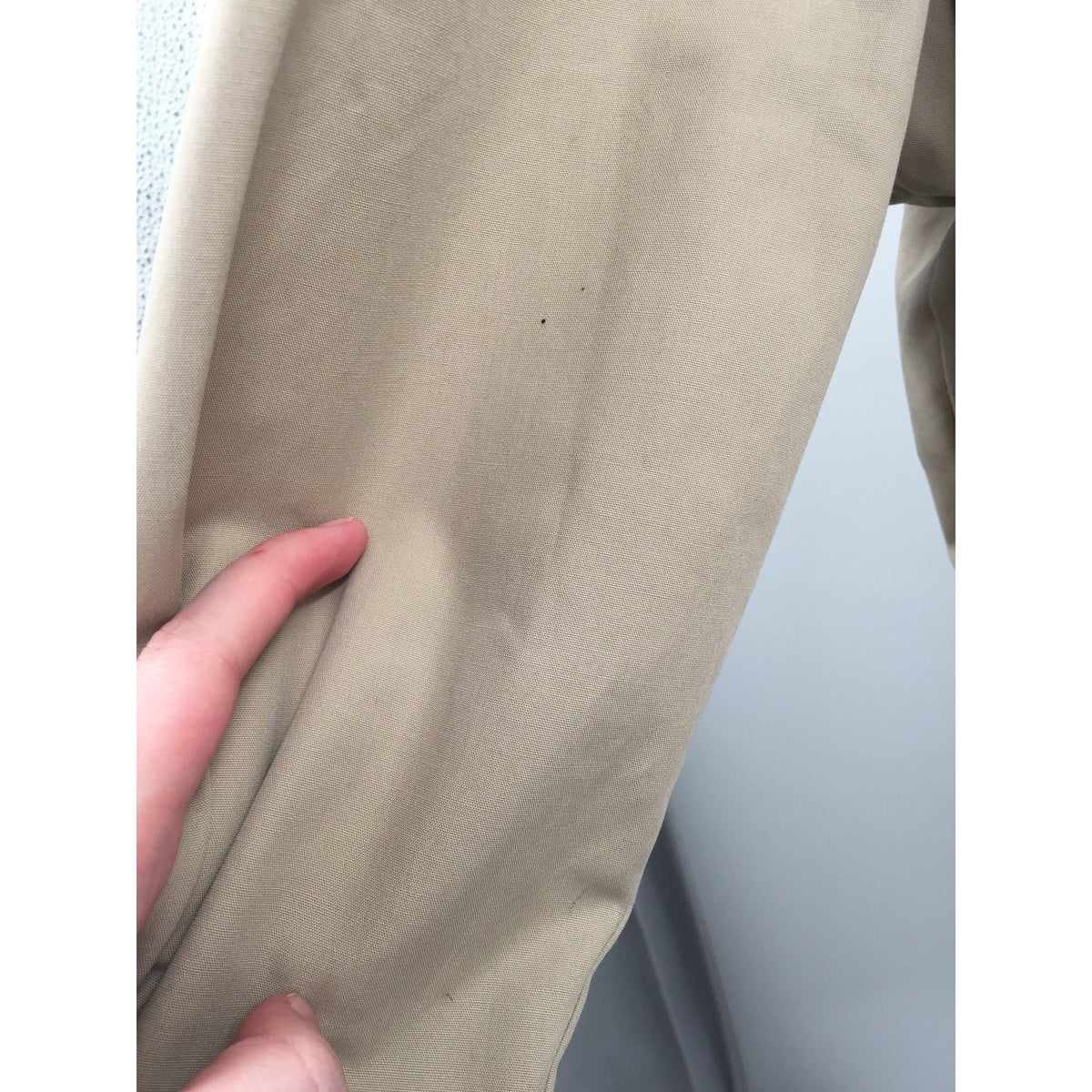 Barry Dolan 1970s Grandpa Old man Vintage Tan Full Zipper Golf Jacket Pockets