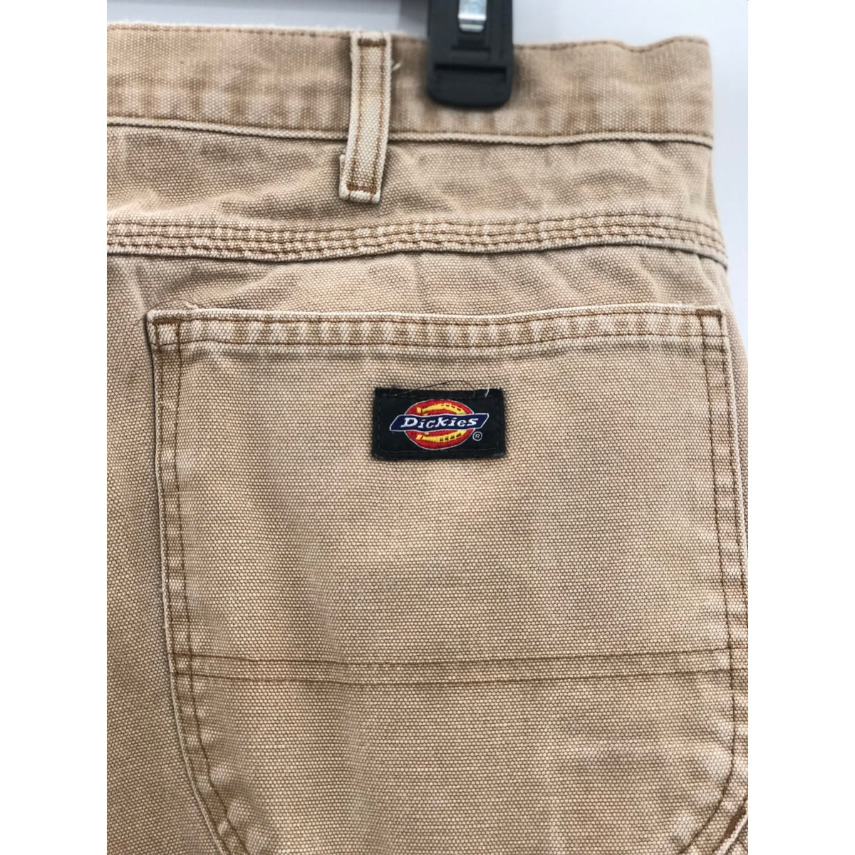 Dickies Straight Leg Khaki Work Pants Button & Zip Fly Tan 38 X 32