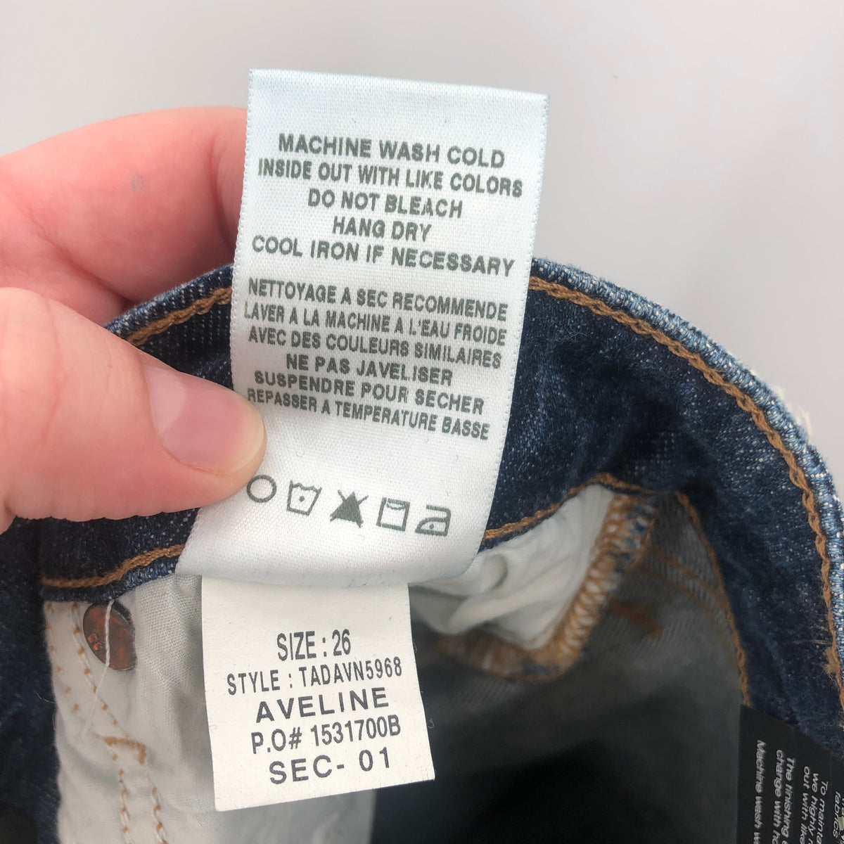 Joe's Women's Distressed TRSAVN5968 Denim Skinny Ankle Jeans Aveline Blue SZ 26