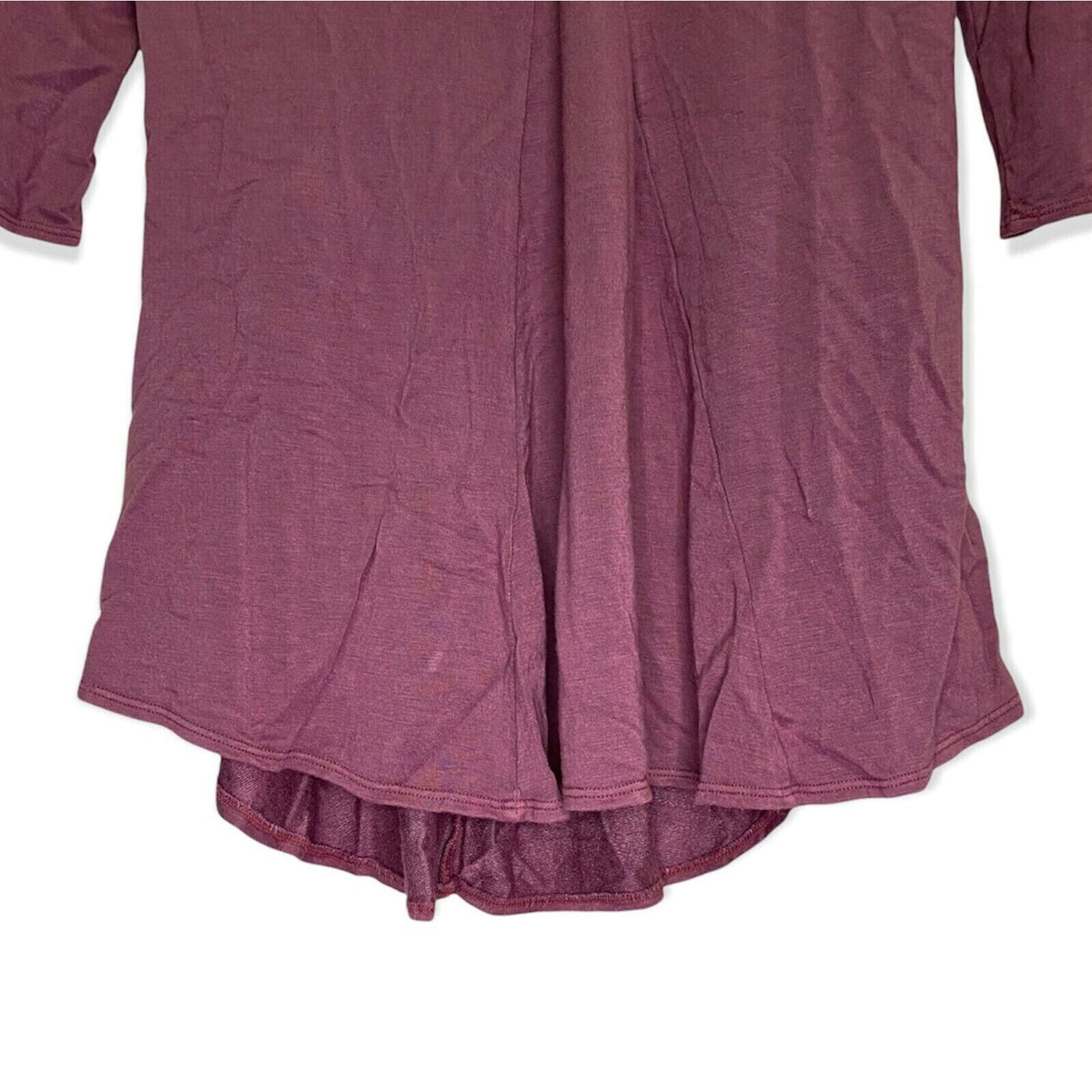 Baea Los Angeles Bohemian 3/4 Sleeve Crossback Pullover Top Sz Medium Pink NWT
