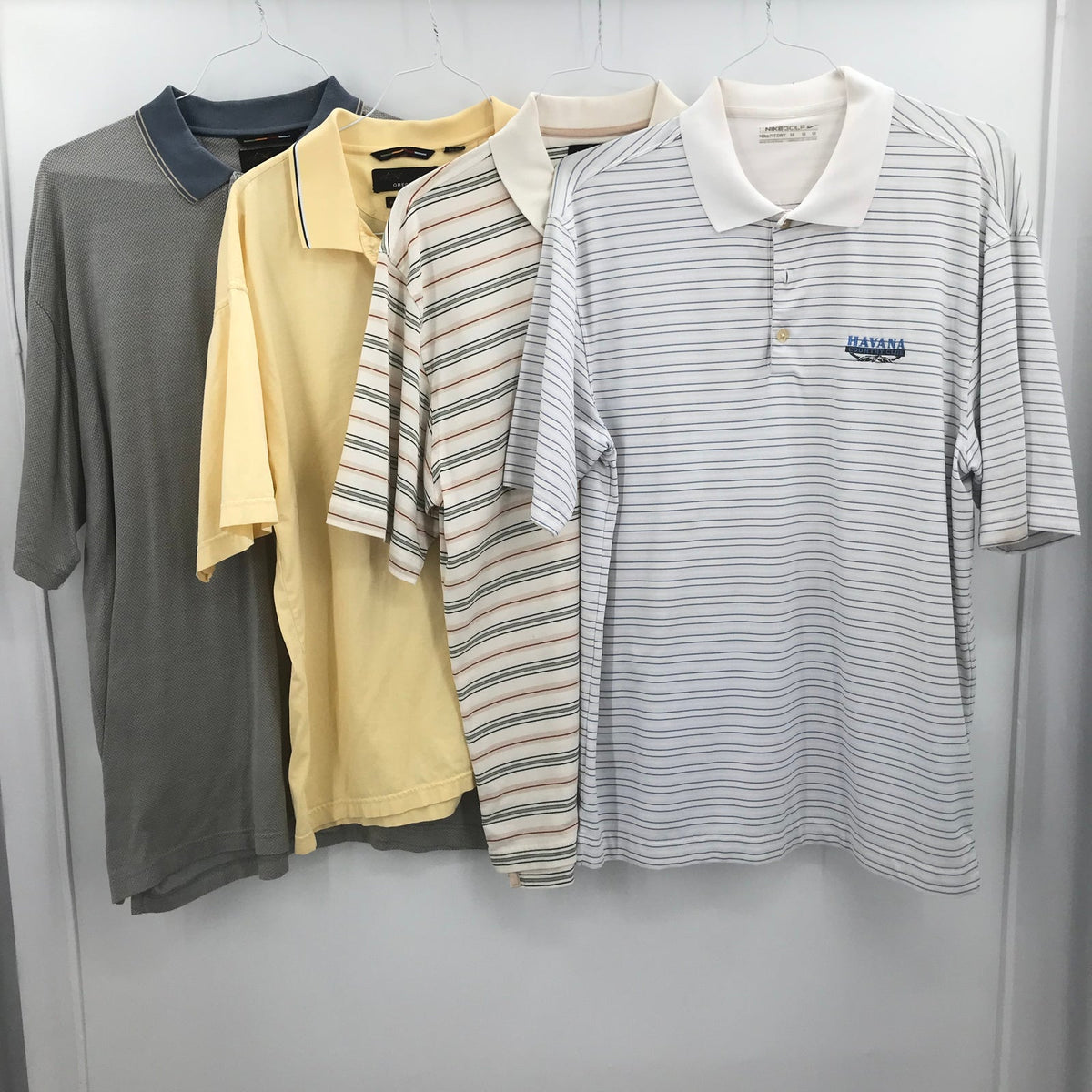 Golf 4 Pieces Short Sleeve Polo Shirt Medium NikeGolf, Ashworth, Greg Norman