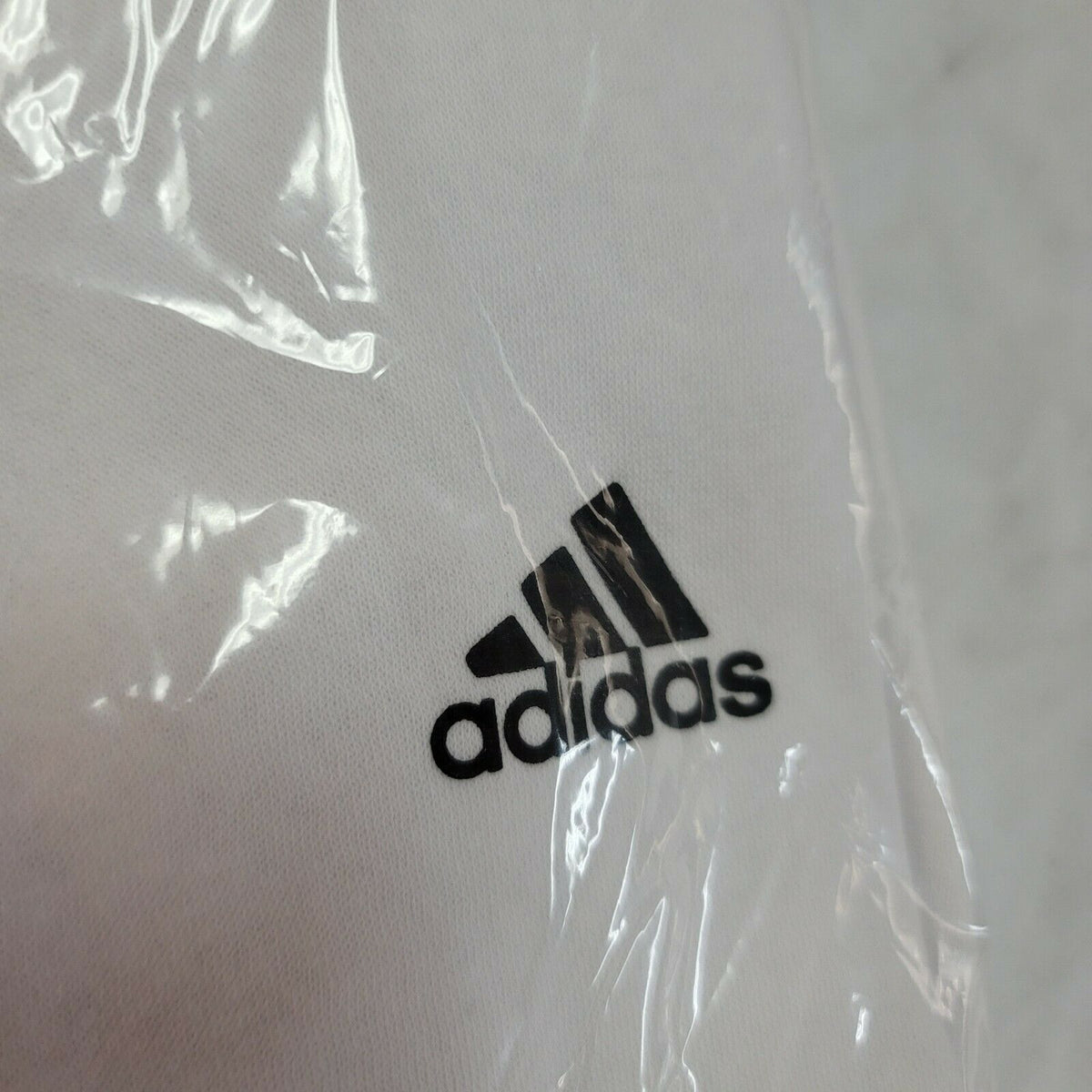 Adidas Tiro Training Pullover Sweatshirt Crew Neck Long Sleeve White Large
