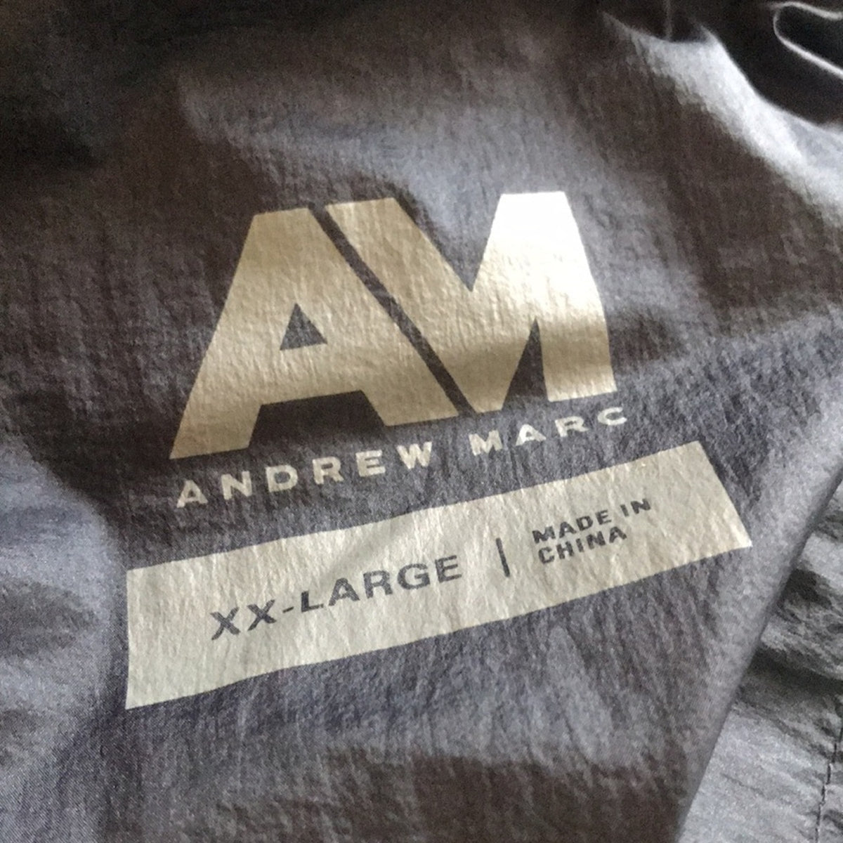 Andrew Marc NEW Parachute Hooded Jacket XXLarge Windbreaker xxl Black Packable