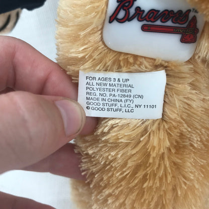 Braves Kids Plush Teddy Bear Trainer Embroidered Jacket Good Stuff NWT