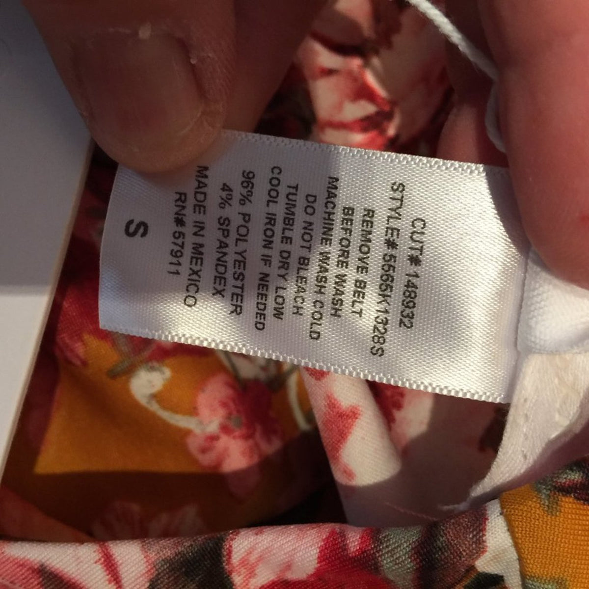 Superfoxx Fit & Flare Dress Sleeveless Floral Size Small