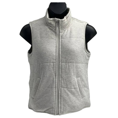 Thread & Supply Womens Echo Vest Extra Small/XS Grey/Gray Heather NEW Full Zip