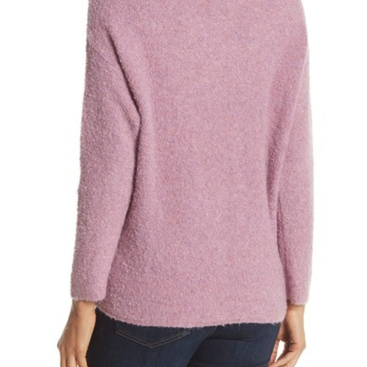 Catherine Malandrino Cozy Knit Turtleneck Sweater Size XS Extra Small Purple