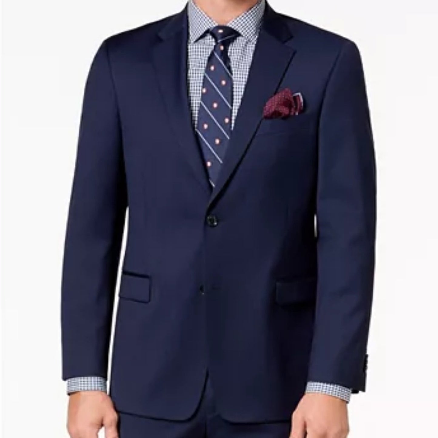 Tommy Hilfiger NEW Modern Fit Navy Blue Jacket 40R Blazer Coat
