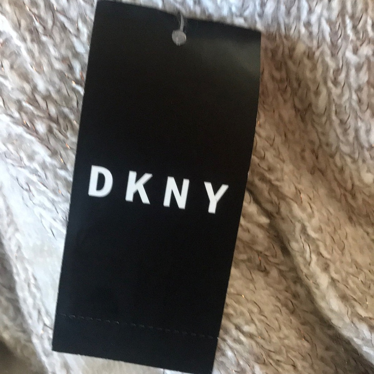DKNY NEW Fleece Lined Ivory Thick Warm Headband