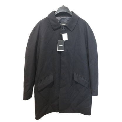 DKNY NWT Men’s “Derron” All Weather Parka Coat Navy Basket Weave 42R