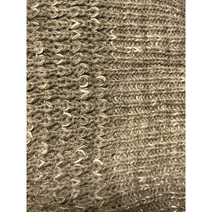 Leith NWT Classic Knitted Pullover Sweater Long Sleeve V-Neck Gray Size Small