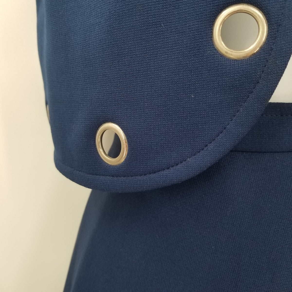 Murray's Originals Hallandale Fla 2 Pc Vintage Skirt Vest Set Blue SMALL Cowgirl