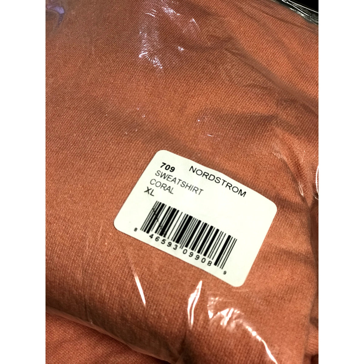 Original Paperbacks NWT Coral Sweatshirt Drawstring Hoodie XL Extra large NEW