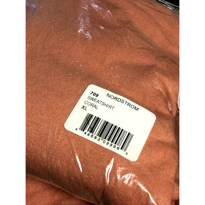 Original Paperbacks NWT Coral Sweatshirt Drawstring Hoodie XL Extra large NEW