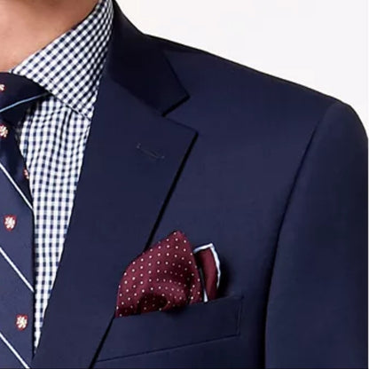Tommy Hilfiger NEW Modern Fit Navy Blue Jacket 40R Blazer Coat