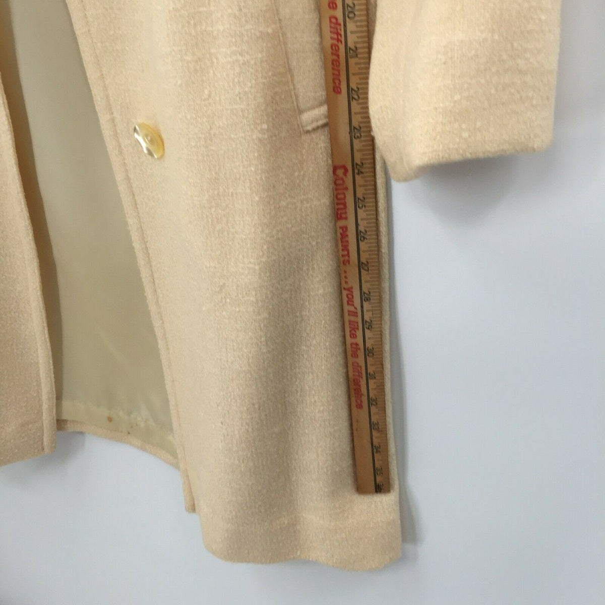 Weatherbee Long Sleeve VINTAGE Ms. Maisel Long Jacket Wool Pockets Swing Coat