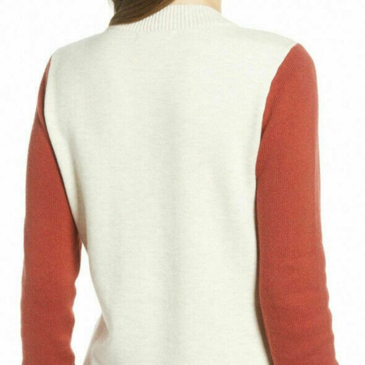 Treasure & Bond V-Neck Sweater Long Sleeves Size XXLarge NEW XXL  two tone