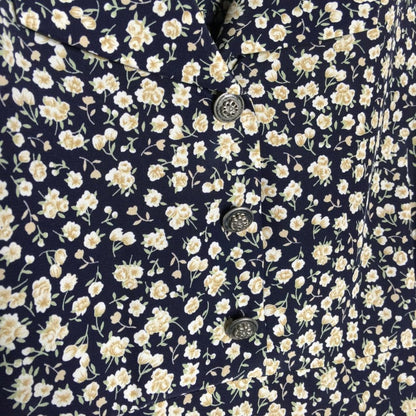 Leslie Fay Dresses Short Sleeve Back Zip Floral VINTAGE MODEST PRAIRIE 16