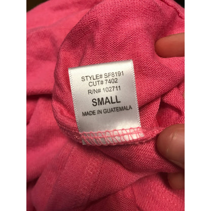 Gibsonlook NWT Cowl Neck Pullover Sweater Long Sleeve Pink Lipstick SMALL