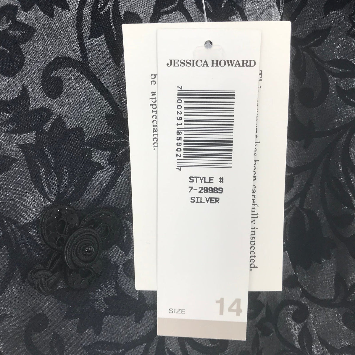 Jessica Howard Women's  Long Sleeves Jersey Jacket Floral Print SZ 14 NWT