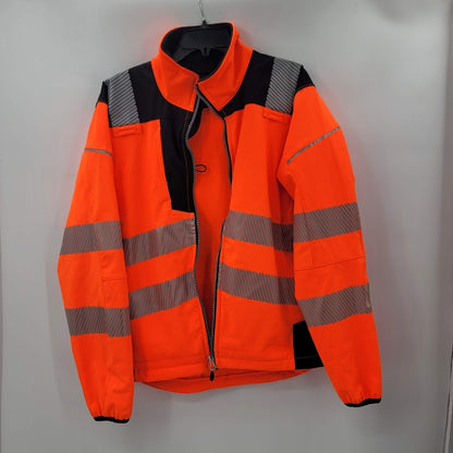 Portwest Large Orange Neon Safety Jacket coat Hi Visiblitity