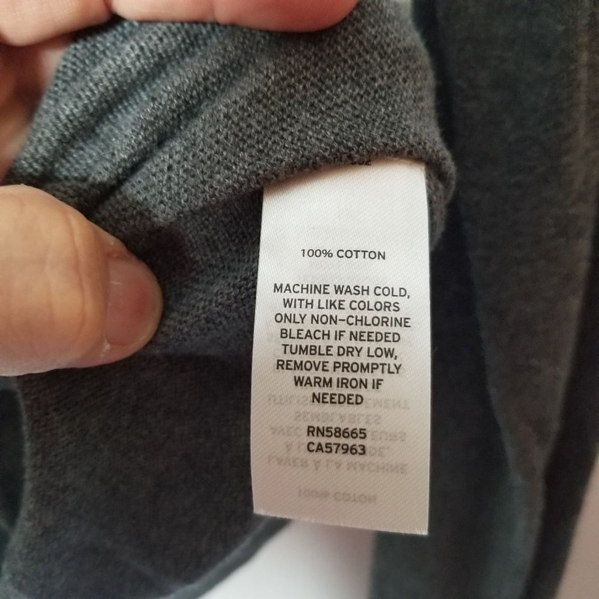 Wallin & Bros Pullover Sweater Quarter Zip Long Sleeve Mock Neck Charcoal Medium
