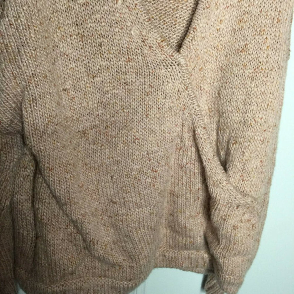 Madewell Wrap-Front Pullover Sweater V-Neck Dolman Sleeve XX-Large Pink NEW