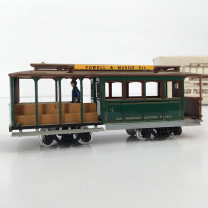 Reader's Digest Mini Die-cast Train Vintage 5" X 2.5" Open Viewing CAR w/ box