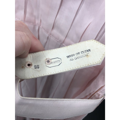 Palm Fashions Vintage 1960's Pleated Sun Dress Pink Small Lightweight