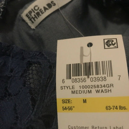 NWT Epic Threads Solid Jumpsuit Floral Lace Ruffle Size Medium