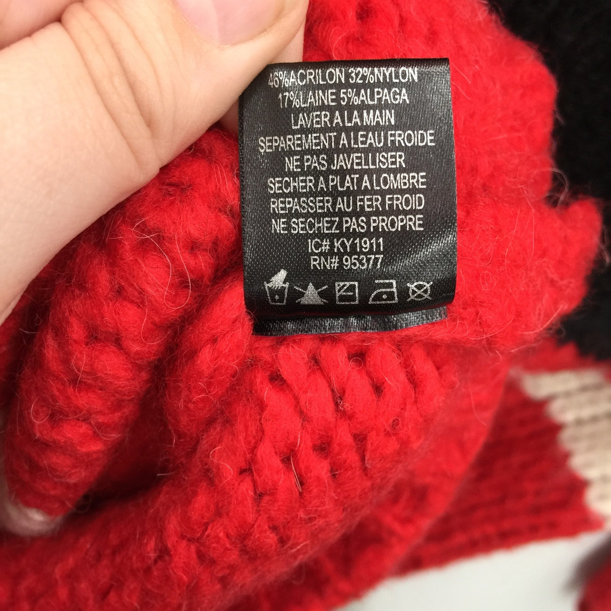 Sanctuary Party Stripe Over the Pullover Sweater Long Sleeve Rainbow Red Small
