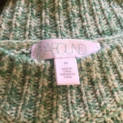 Abound Spring Daze Marled Dolman Sweater Medium Green Layering Cozy